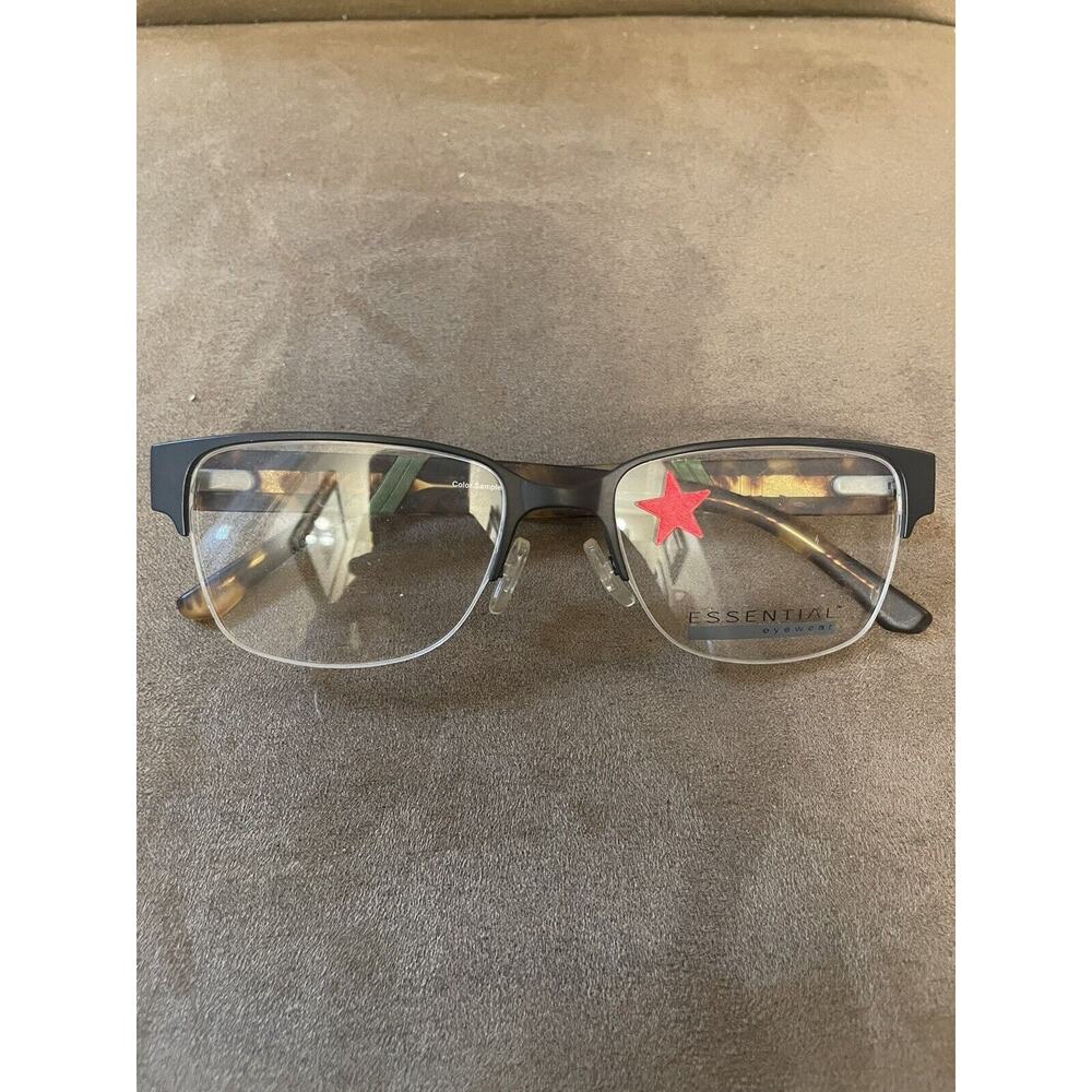 NEW Essential Eyewear EN1154 Full Rim Tortoise Eyeglasses Frame Only 52 18 140mm